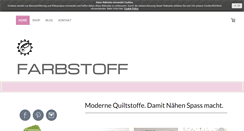 Desktop Screenshot of farbstoff.org